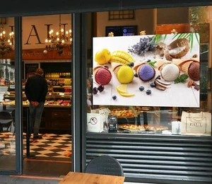 3D Ice Cream Dessert Shop G131 Window Stickers Vinyl Wall Mural Decals Coco - Picture 1 of 11