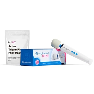 Magic Wand Mini HV-135 Personal Massager with IntiMD Active Trigger Pin Point Ma - Picture 1 of 4