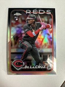 2024 Topps Chrome - Refractor #44 Elly De La Cruz (RC) Cincinnati Reds - Picture 1 of 2