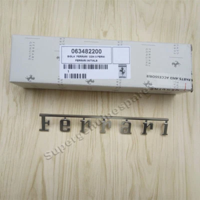 Genuine Ferrari 456 550 575 599 612 "Ferrari" Script Emblem 63482200 Brand New - Imagem 1 de 4