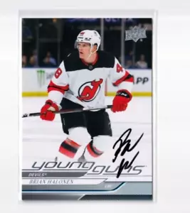 BRIAN HALONEN autographed '24/25 NJ NEW JERSEY DEVILS "Young Guns" rookie card - Picture 1 of 1