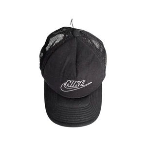 Nike Sportswear Classic99 Logo Hat Black/ White Snapback Cap Mesh B2 1Size - Picture 1 of 6