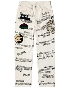 STUSSY X Denim Tears X Our Legacy TYL 501 Jeans Size 34x34 - Picture 1 of 6