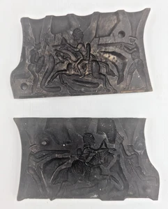 Vintage Bleisoldaten Indianer Pferd Figur Metallform Make A Toy Co New York - Bild 1 von 10