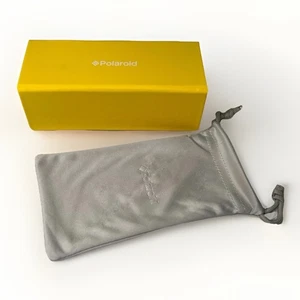 Sonnenbrillenetui & weiches Etui der Marke Polaroid gelbe Box – Aufbewahrung oder Geschenkset - Bild 1 von 4