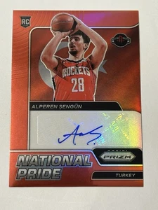 2021-22 Panini Chronicles Prizm Red National Pride Signatures Alperen Sengun - Picture 1 of 4