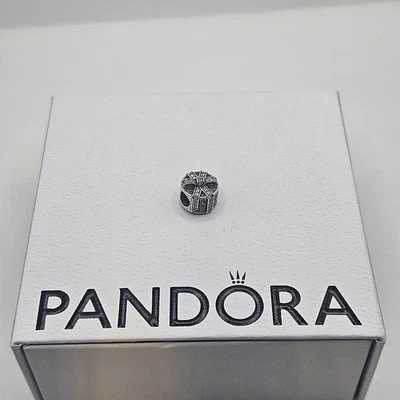 Genuine Pandora Red Pave Shimmering Present Christmas Charm ALE 925 792006CZR - Image 1 of 3