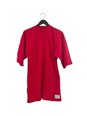 Camiseta de fútbol de malla vintage para hombre talla M Deadstock punto arena años 70 hecha en EE. UU. Foto 1 de 4