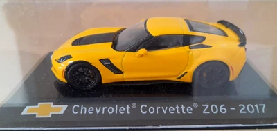 CHEVROLET CORVETTE Z06 2017 JAUNE 1/43 IXO ALTAYA 1/43 AUTO ET BOITE COMME NEUVE - Photo 1/4