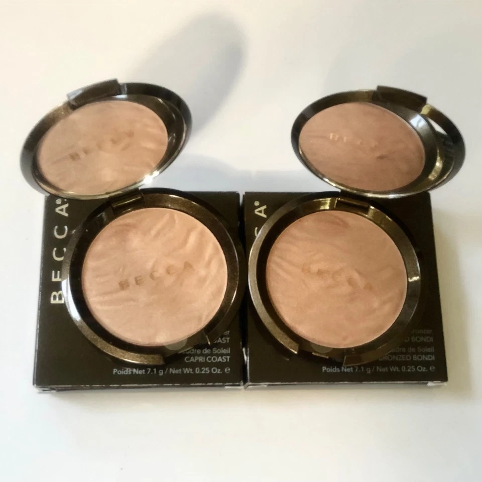 Becca Sunlit Bronzer 0.25 oz CHOOSE SHADE: Capri Coast or Bronzed Bondi - Image 1 of 1