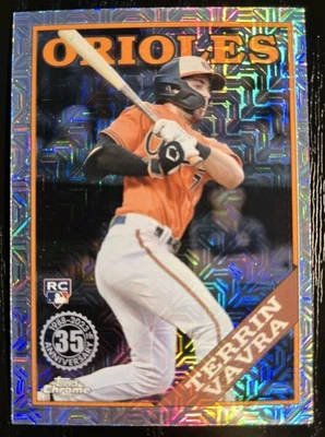 Terrin Vavra 2023 Topps Chrome Silver Pack Rookie MOJO T88C-10 Orioles RC  - Image 1 of 2
