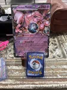 Team Rocket's Mewtwo ex 205 Sv: Scarlet & Violet Promo Cards Holo Jumbo Big - Picture 1 of 3