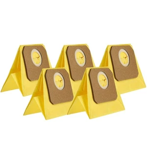 5 Pack 5-8 Gallon Large Capacity Reusable Paper Dust Filter Vacuum Cleaner Bags - Picture 1 of 13