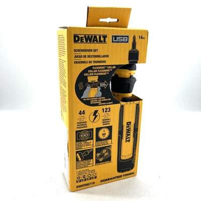 DEWALT DWHT66719 USB无绳螺丝刀套装 — 第 1/4 张图片
