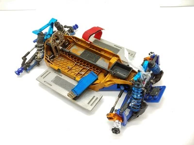 *LOADED* TRAXXAS SLASH 4X4 LCG 1/10 SHORT COURSE TRUCK ROLLER SLIDER CHASSIS UPG - Image 1 of 4