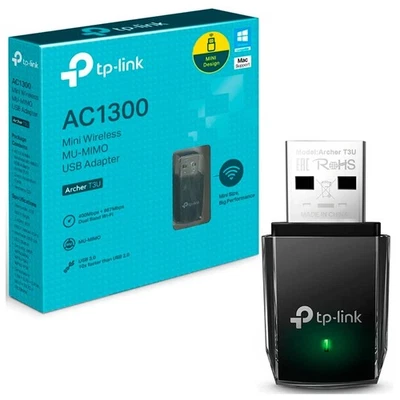 TPLink AC1300 USB Mini WiFi Adapter Archer T3U | Valid Warranty - Image 1 of 2