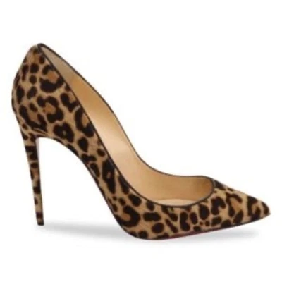 Christian Louboutin size 37 so Kate 120 pumps pony hair leopard black - Image 1 of 4