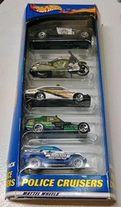 HOT WHEELS 1:64 Police Cruisers 5-CAR GIFT PACK NEW - Picture 1 of 3