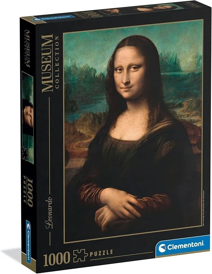 Clementoni - Monna Lisa Puzzle 1000 Pezzi Museum Collection,Gioconda di Leonardo - Immagine 1 di 1