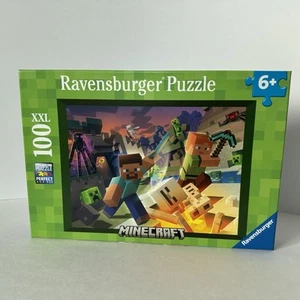 Ravensburger Monster Minecraft Jigsaw Puzzles XXL 100 Pcs Ages 6+, Free Shipping - Picture 1 of 5