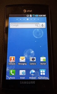 Samsung Galaxy Captivate SGH-I897 16gb (ATT) Black Fast Ship Very Good Used Work - Picture 1 of 3