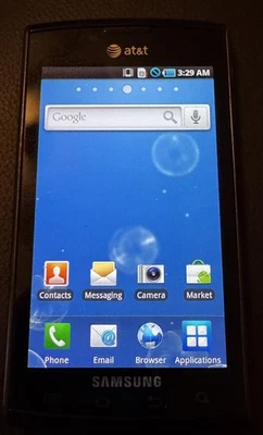 Samsung Galaxy Captivate SGH-I897 16gb (ATT) Black Fast Ship Very Good Used Work - Image 1 of 3