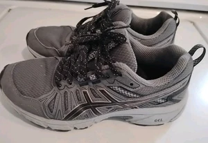Asics Jungen Gel sportliche Laufschuhe Größe 5Y Jugend grau klassisch Sneaker bequem - Bild 1 von 8