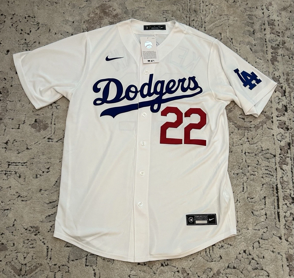値下げ　未使用Nike Dodgers ユニフォーム M ホワイト ロサンゼルス・ドジャース 応援グッズ SIZE M ホワイト 大谷翔平【17