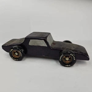 Vintage Pfadfinder BSA Kiefernholz Derby Rennwagen schwarz gewichtet - Bild 1 von 9