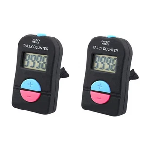 2 Pcs Digital Hand Tally Counter Electronic Add Subtract Manual Clicker9569 - Foto 1 di 7