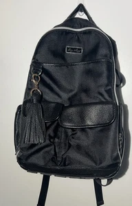Itzy Ritzy Black Boss Backpack Diaper Bag Plus Herringbone - Picture 1 of 10