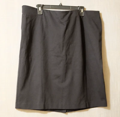 Lane Bryant Modernist Black Pencil Skirt Career Office Wear Women's 20 #H98-30 - Image 1 of 4