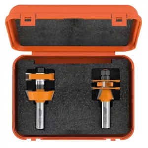 CMT verstellbare Schiene & Stil Türschüttler Router Bit Set Hartmetall 800,624.11 - Bild 1 von 3