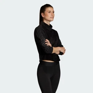 Adidas SPORT ID VELOUR LS TOP Sudadera Cuello Embudo Firebird~Mujer talla Lrg~NUEVO CON ETIQUETAS - Imagen 1 de 9