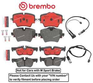 Front & Rear Brake Pad OE Brembo Ceramic +Sensor for BMW 228i GC xDrive / X1 - Picture 1 of 1