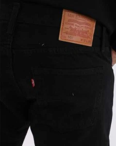 Levi's 501 Original Straight Fit Jeans Black - Picture 1 of 4