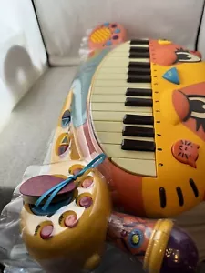 My B. Toys Meowsic Interactive Cat Piano Tastiera con Microfono - Testato - Foto 1 di 7