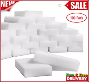100PCS Cleaning Sponge Eraser Multi-Functional Sponge Foam Household Cleaner Pad - Picture 1 of 6