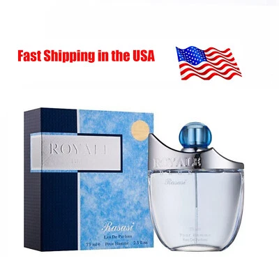 RASASI ROYALE EAU DE PARFUM SPRAY AZUL PARA HOMBRE 75ml envío gratuito Foto 1 de 4