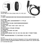 K-Head Earphone Adapter Anti-Corrosion Ptt Ear Piece Adapter High Sensitivity
