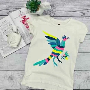 Tea Collection - Otomi Bird Graphic Tee - Picture 1 of 7