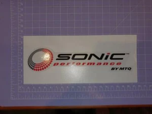 Sonic performance By MTQ Sticker 21cm x 10cm approx As per image - Foto 1 di 1