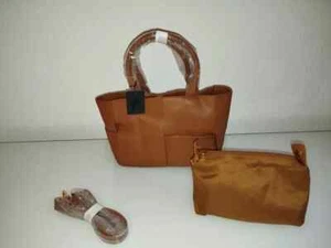 Handtasche Henkeltasche mit abnehmbarem Schulterriemen braun Damenhandtasche - Bild 1 von 2