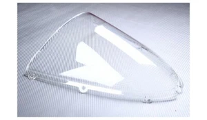 Parabrisas Transparente + Carbono Negro KAWASAKI ZX10R ZX-10R ZXT00D/D 2006-2007 - Picture 1 of 2