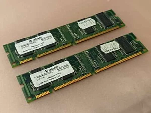 Infineon 128 MB (2x 64 MB) HYS64V8301GU-7-C2 PC-133 133 MHz SDRAM DIMM CL3 3.3V - Bild 1 von 3