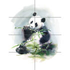 Panda Eating Watercolour XL Giant Panel Poster (8 Sections)