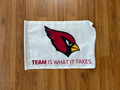 Arizona Cardinals NFL FOOTBALL TEAM IS WHAT IT TAKES Promo Fan Cave Banner Flag! Cover