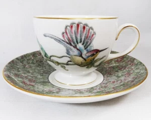 HUMMING BIRDS Tea Cup & Saucer NEW NEVER USED made in England - Picture 1 of 18