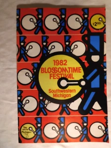 Vintage 1982 Benton Harbor/St. Joseph, MI Blossomtime Festival Program - Picture 1 of 6