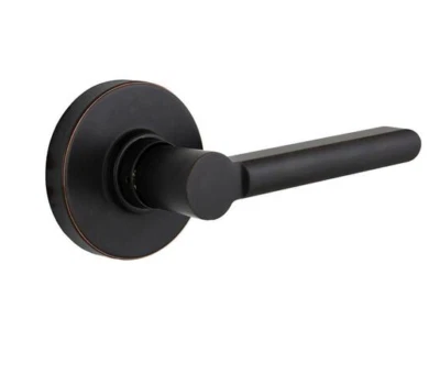 Defiant 32LD6X703C Tonebridge Aged Bronze Hall/Closet Door Lever w Round Rose OB - Image 1 of 4
